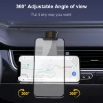 Magnetic Wireless Charger Car Adjustable Phone Holder for Magsafe iPhone 16 15 14 13 12 Pro Max 15W Fast Charging Car Charger - Image 5