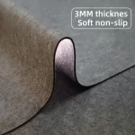 Large Size Wool Felt Mouse Pad Office Computer Desk Protector Mat Table Laptop Cushion Non-slip Gaming Accessories Keyboard Mat - Image 4