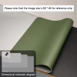 Mouse Pad Large Size Office Desk Protector Mat PU Leather Waterproof Desktop Keyboard Desk Pad Gaming Mousepad PC Accessories - Image 9