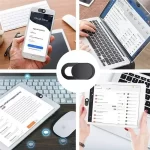 Webcam cover shutter magnet slider plastic camera cover for iPad tablet web laptop PC camera mobile phone lenses privacy sticker - Image 3