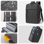 Laptop Backpack 17.3 inch Large Capacity Travelling Backpacks Waterproof Laptop Bag 15.6 17.3 Multi-pockets Men's Backpack - Image 7