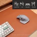 Mouse Pad Large Size Office Desk Protector Mat PU Leather Waterproof Desktop Keyboard Desk Pad Gaming Mousepad PC Accessories - Image 6