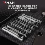 128 in 1 Precision Screwdriver Set, Professional Magnetic Repair Tool Kit Suitable For PC,iPhone,Game Console, Watch, Xbox,Mac. - Image 2