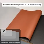 Mouse Pad Large Size Office Desk Protector Mat PU Leather Waterproof Desktop Keyboard Desk Pad Gaming Mousepad PC Accessories - Image 15