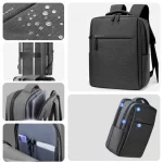 Laptop Backpack 17.3 inch Large Capacity Travelling Backpacks Waterproof Laptop Bag 15.6 17.3 Multi-pockets Men's Backpack - Image 5