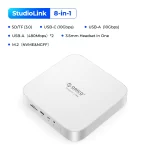 ORICO StudioLink USB C HUB USB3.2 10GB SD/TF3.0 8-in-1 Docking Station for Mac mini Chassis with M.2 NVME Solid State Drive - Image 7