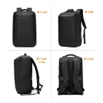 men's anti-theft waterproof 15.6  17.3 inch laptop travel backpack computer bag - Image 2