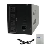 1500VA/900W UPS Power Supply Battery Backup Surge Protection 4 Outlets for Home and Office Dataline Protection