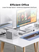 ORICO StudioLink USB C HUB USB3.2 10GB SD/TF3.0 8-in-1 Docking Station for Mac mini Chassis with M.2 NVME Solid State Drive - Image 2