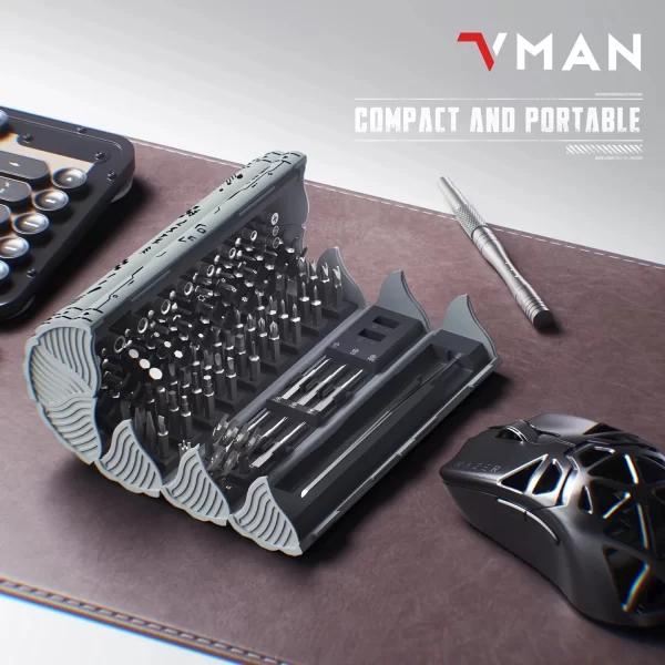 128 in 1 Precision Screwdriver Set, Professional Magnetic Repair Tool Kit Suitable For PC,iPhone,Game Console, Watch, Xbox,Mac.