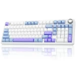 AULA F99pro Wireless Gaming Keyboard Gasket Structure Compatible with 3/5 Pins Hot-swap Mechanical Keyboard with Media Knob - Image 8