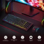 Redragon S142 Wireless Gaming Keyboard & Mouse Combo, 98 Keys K515 PRO Wireless RGB Membrane Keyboard - Image 6