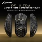 ATTACK SHARK R5 Ultra Carbon Fiber Wireless 8K Gaming Mouse 39g SUPERLIGHT, PixArt PAW3950MAX Gaming Sensor, 8000Hz Wireless Pol - Image 2