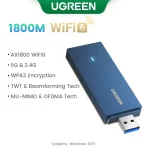 UGREEN WiFi Adapter WiFi6 AX900 AX1800 5G&2.4G Dual Band Dongle for PC Laptop Wifi Antenna USB Ethernet Receiver Network Adapter - Image 10