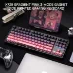 Redragon K728 PRO 80% Wireless Gasket Gaming Keyboard, 3-Mode 87 Keys TKL Mechanical Keyboard w/South-Facing LED & Hot-Swap Sock - Image 5