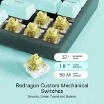 Redragon K631 PRO SE 65% 3-Mode Wireless RGB Gaming 68 Keys Hot-Swappable Compact Mechanical Keyboard Custom Quiet Linear Switch - Image 5