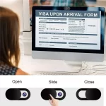 Webcam cover shutter magnet slider plastic camera cover for iPad tablet web laptop PC camera mobile phone lenses privacy sticker - Image 2