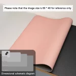 Mouse Pad Large Size Office Desk Protector Mat PU Leather Waterproof Desktop Keyboard Desk Pad Gaming Mousepad PC Accessories - Image 8