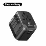 Universal Travel Adapter with 2 USB 2 Type-C Portable International Power Adapter All-in-One Travel Charger for EU UK USA  AUS - Image 7