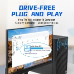 WiFi 6 AX1800 USB3.0 Adapter Bluetooth 5.3 Dual Band 2.4G 5G Antennas WiFi6 USB Network Receiver Dongle Driver Free Win 10/11 - Image 4
