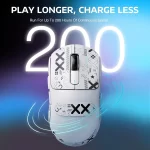ATTACK SHARK X3 Lightweight Wireless Gaming Mouse, 49g Tri-Mode,PAW3395 26K DPI Sensor, 200h Battery Life,5 Programmable Buttons - Image 6