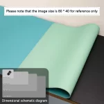 Mouse Pad Large Size Office Desk Protector Mat PU Leather Waterproof Desktop Keyboard Desk Pad Gaming Mousepad PC Accessories - Image 10