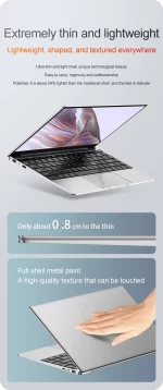14.1"Ultra Slim Laptop 16GB RAM 2TB SSD Intel N3700 Notebook Gamer 1920*1080 Display Office Study Computer PC Windows 11 Pro - Image 15