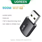 UGREEN WiFi Adapter WiFi6 AX900 AX1800 5G&2.4G Dual Band Dongle for PC Laptop Wifi Antenna USB Ethernet Receiver Network Adapter - Image 9