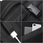 BANGE Expandable Men's Backpack Waterproof 17.3 in Laptop Backpack Man Large Capacity Hiking Travel Bag Male Backpacks for Men - Image 4