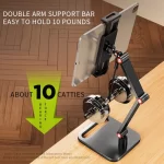 Universal Desk Monitor Holder Portable Metal Stand 17 Inch Expandable Display Base Vesa Mount External Vertical Screen Expansion - Image 4