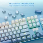 Redragon K556 SE RGB LED Backlit Wired Mechanical Gaming Keyboard, Aluminum Base, 104 Keys, Hot-Swap Linear Quiet Red Switch - Image 3