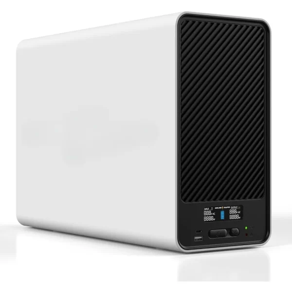 2000VA/1600W Lithium UPS Battery Backup and Surge Protector, Backup Battery Power Supply with LiFePO4 Batteries(460Wh)