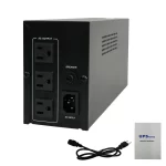 500VA 300W UPS Power Supply 120V Battery Backup Surge Protection with 3 Outlets for Home and Office Computer Anti Power Outage - Image 6