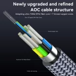 8K HDMI 2.1 Fiber Optic Cable 8K60Hz 4K120Hz HDMI Cable Dynamic HDR/eARC/HDCP 2.3 Compatible with LG Samsung Sony TV/PS5/Blu-ray - Image 4