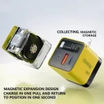 Portable 3 in 1 GaN Charger 80W MAX Fast Charger Retractable Data Cable Fast Charger with Multi Port Adapter Mobile Phone Charge - Image 2