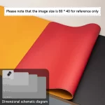 Mouse Pad Large Size Office Desk Protector Mat PU Leather Waterproof Desktop Keyboard Desk Pad Gaming Mousepad PC Accessories - Image 11