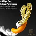 High Speed Cable RJ-45 Connector Internet Network Patch Cord for Router Computer - Image 3