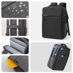 Laptop Backpack 17.3 inch Large Capacity Travelling Backpacks Waterproof Laptop Bag 15.6 17.3 Multi-pockets Men's Backpack - Image 8