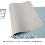 Mouse Pad Large Size Office Desk Protector Mat PU Leather Waterproof Desktop Keyboard Desk Pad Gaming Mousepad PC Accessories - Image 3
