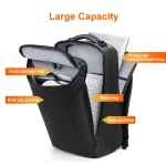 men's anti-theft waterproof 15.6  17.3 inch laptop travel backpack computer bag - Image 4