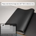 Mouse Pad Large Size Office Desk Protector Mat PU Leather Waterproof Desktop Keyboard Desk Pad Gaming Mousepad PC Accessories - Image 12