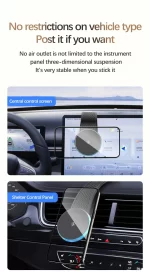 Magnetic Wireless Charger Car Adjustable Phone Holder for Magsafe iPhone 16 15 14 13 12 Pro Max 15W Fast Charging Car Charger - Image 15
