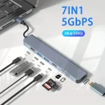 Type C HUB 4K 30Hz USB C To HDTV-compatible PD 100W Adapter For Macbook Air Pro Samsung USB 3.0 HUB Multi Splitter Converter