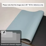 Mouse Pad Large Size Office Desk Protector Mat PU Leather Waterproof Desktop Keyboard Desk Pad Gaming Mousepad PC Accessories - Image 7