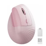 SEENDA Vertical Wireless Mouse Type C Rechargeable Ergonomic USB & Type C Mice for Laptop Laptop PC MacBook Windows Android - Image 7